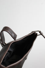 walnut leather bag
