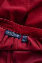 cranberry corduroy midi skirt (xs/s)