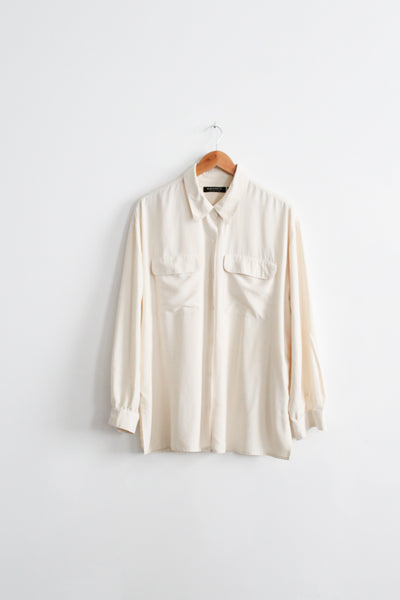 birch silk button up (xl)