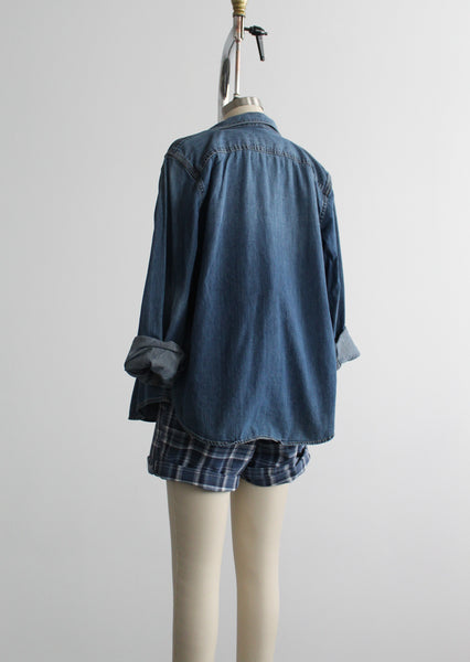 grass valley denim work shirt
