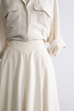 chamomile wool midi skirt (m)