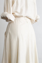 chamomile wool midi skirt (m)