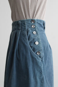 big sur corduory midi skirt