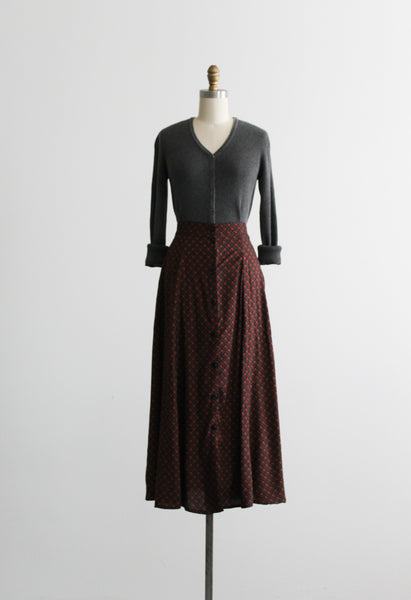 foulard maxi skirt