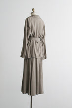 pewter two piece suit