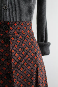 foulard maxi skirt