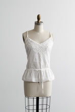 featherveil lace-trimmed tank