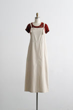 almond cotton pinafore (m)