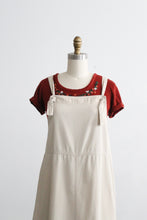 almond cotton pinafore (m)