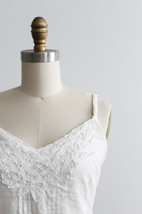 featherveil lace-trimmed tank