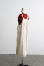 almond cotton pinafore (m)