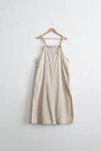 almond cotton pinafore (m)
