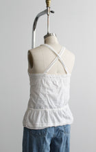 featherveil lace-trimmed tank