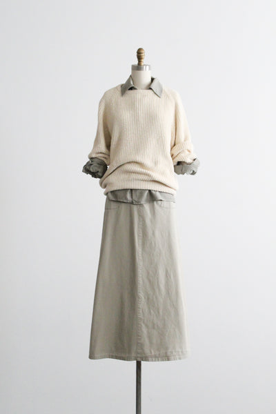 lambsear maxi skirt