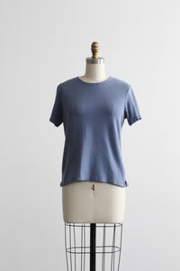 slate blue tee