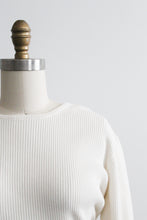 rib knit salt cotton pullover
