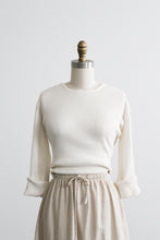 rib knit salt cotton pullover