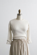 rib knit salt cotton pullover