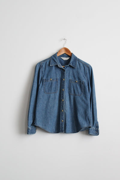 laguna beach denim work shirt
