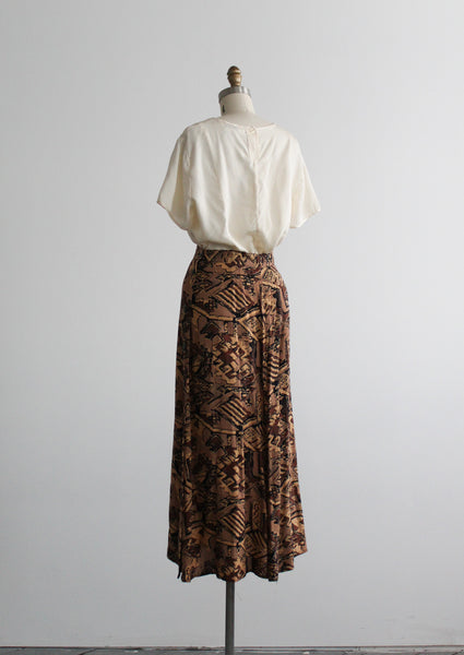 driftwood maxi skirt