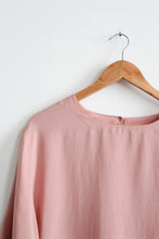 ballet pink silk tee (xl)