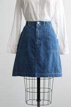 fogbank denim skirt