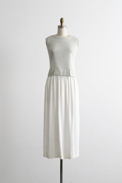 chamomile midi skirt