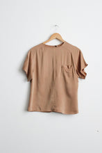 bronze silk tee