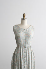spring garden midi dress