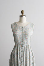 spring garden midi dress