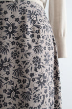spring garden silk skirt