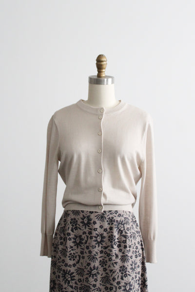 chanterelle lightweight knit cardigan