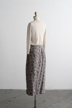spring garden silk skirt