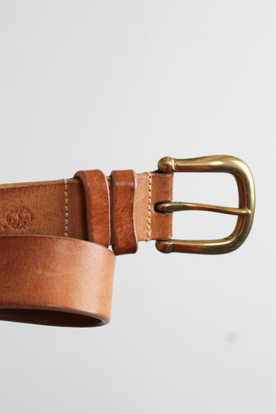 horseshoe leather belt