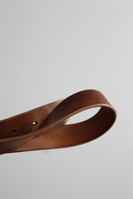 horseshoe leather belt