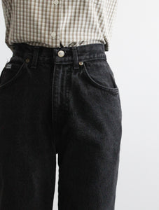 relaxed black jeans