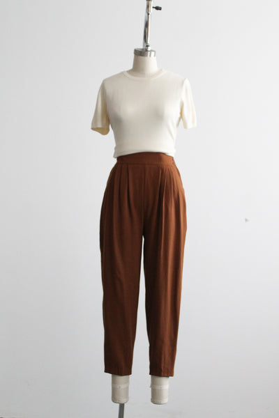 clay high rise trousers