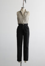 relaxed black jeans
