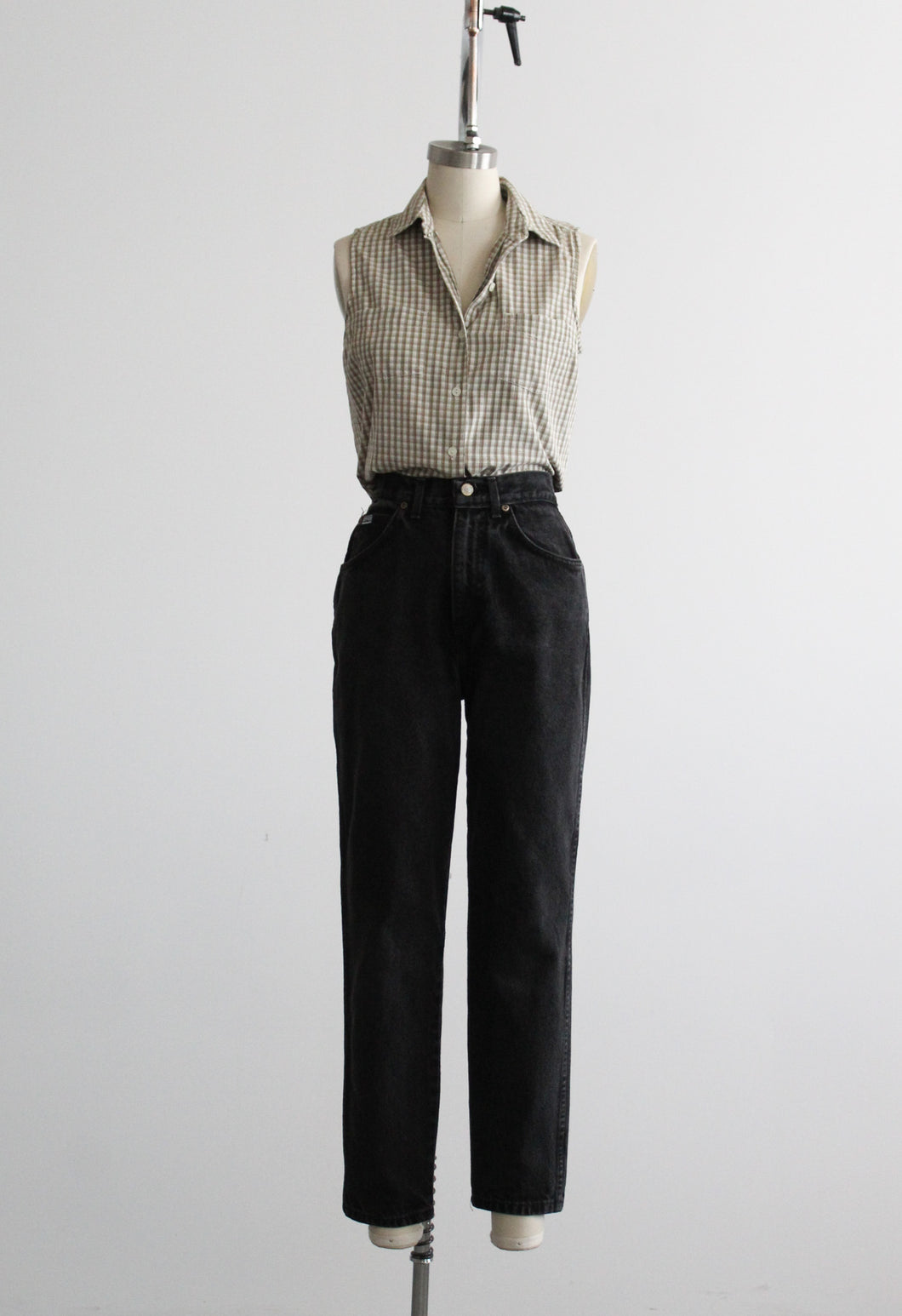 relaxed black jeans