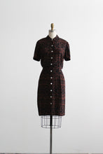 tortoiseshell silk dress