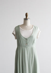 sage dot sundress