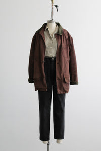 walnut ll bean barn coat
