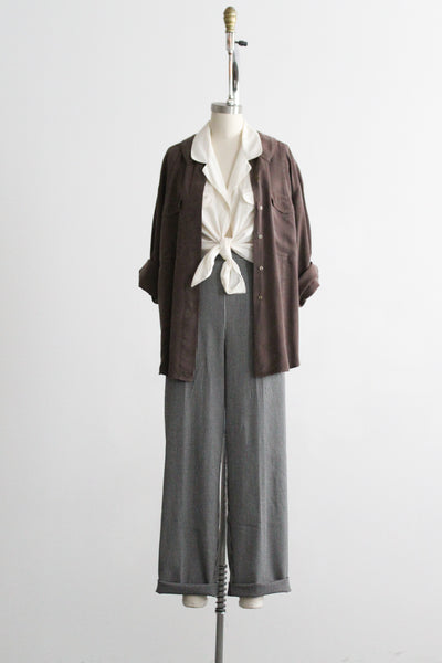 gingham lounge trousers (l/xl)