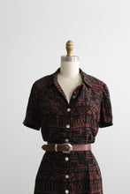 tortoiseshell silk dress