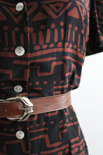 tortoiseshell silk dress