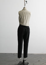 relaxed black jeans
