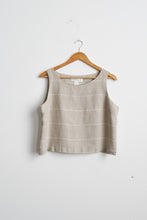 loomlight linen crop top