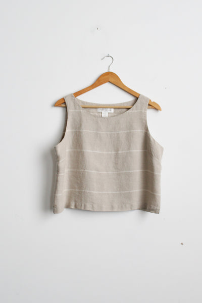loomlight linen crop top