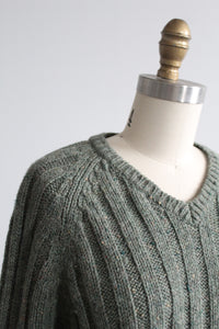 sage leaf wool pullover