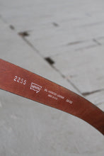 whiskey brown wide leather belt